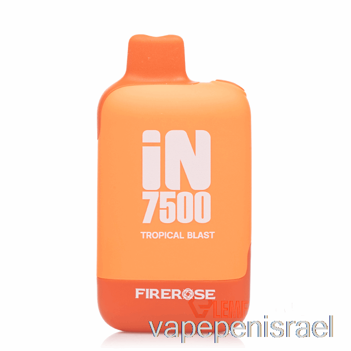 חד פעמי Vape Israel Firerose ב-7500 פיצוץ טרופי חד פעמי